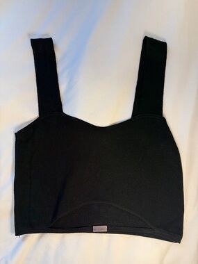 Zara Black Cut Out Crop Top